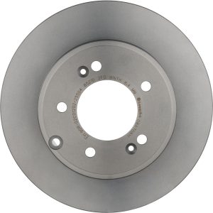 Brembo Brake Kit, Ceramic Brake Pads, 284 Millimeter UV Coated Solid High Carbon Cast Iron One Piece Rotor – KT00515