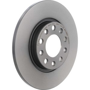 Brembo Brake Kit, Ceramic Brake Pads, 278 Millimeter UV Coated Solid High Carbon Cast Iron One Piece Rotor – KT00638