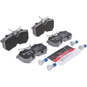 Brembo Brake Kit, Ceramic Brake Pads, 253 Millimeter UV Coated Solid High Carbon Cast Iron One Piece Rotor – KT00661
