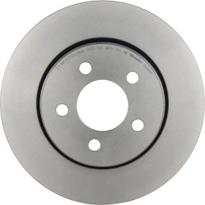 Brembo Brake Kit, Ceramic Brake Pads, 302 Millimeter UV Coated Vented High Carbon Cast Iron One Piece Rotor – KT00782