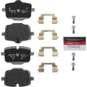 Brembo Brake Kit, Ceramic Brake Pads, 345 Millimeter Composite High Carbon Cast Iron Rotor – KT00824