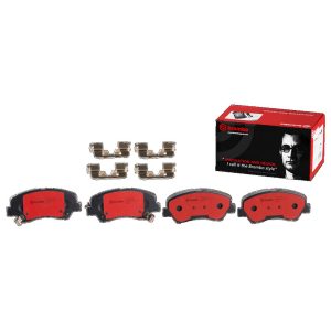 Brembo Brake Kit, Ceramic Brake Pads, 256 Millimeter UV Coated Vented High Carbon Cast Iron One Piece Rotor – KT00829