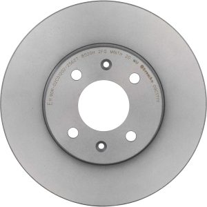 Brembo Brake Kit, Ceramic Brake Pads, 256 Millimeter UV Coated Vented High Carbon Cast Iron One Piece Rotor – KT00829