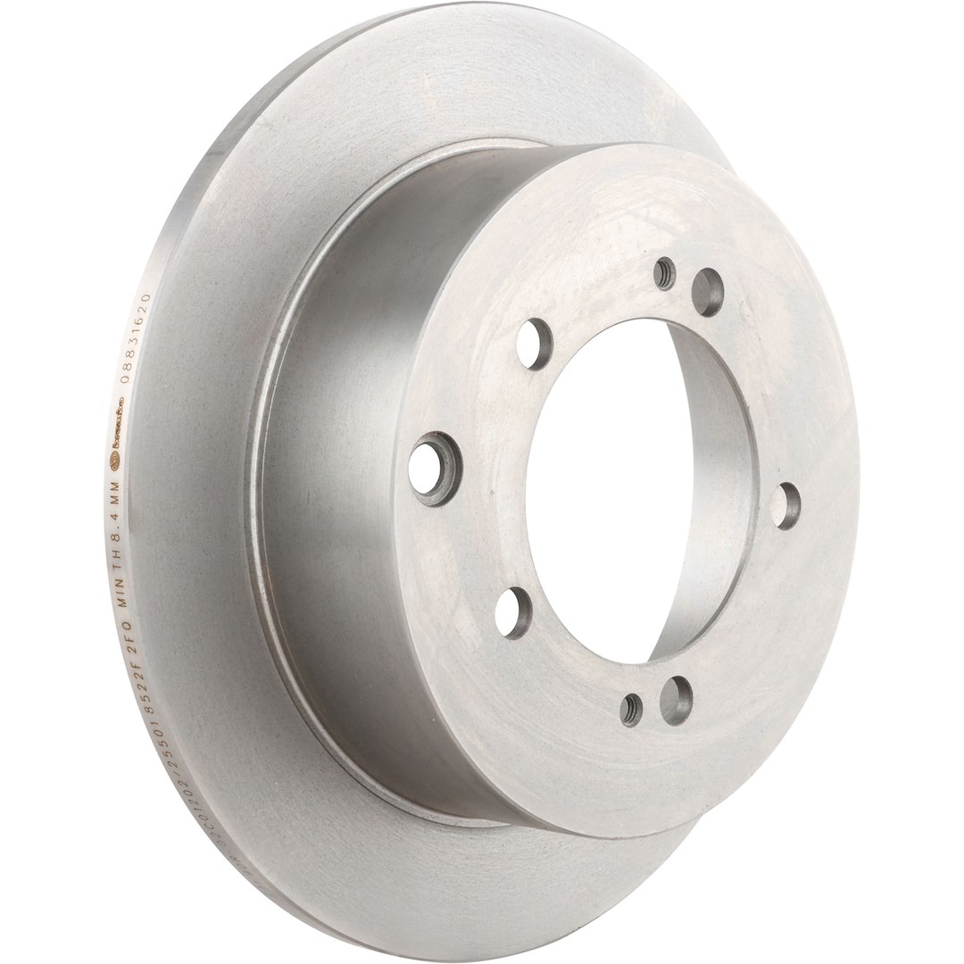 Brembo Brake Kit, Ceramic Brake Pads, 262 Millimeter Standard Solid High Carbon Cast Iron One Piece Rotor – KT00839