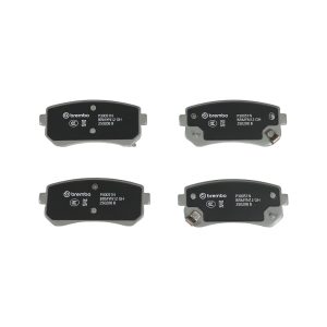Brembo Brake Kit, Ceramic Brake Pads, 262 Millimeter UV Coated Solid High Carbon Cast Iron One Piece Rotor – KT00907