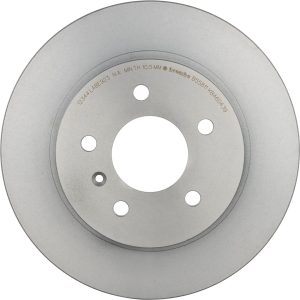 Brembo Brake Kit, Ceramic Brake Pads, 292 Millimeter UV Coated Solid High Carbon Cast Iron One Piece Rotor – KT00930