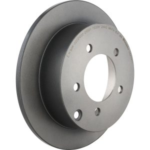 Brembo Brake Kit, Ceramic Brake Pads, 262 Millimeter UV Coated Solid High Carbon Cast Iron One Piece Rotor – KT00970