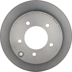 Brembo Brake Kit, Ceramic Brake Pads, 262 Millimeter UV Coated Solid High Carbon Cast Iron One Piece Rotor – KT00970