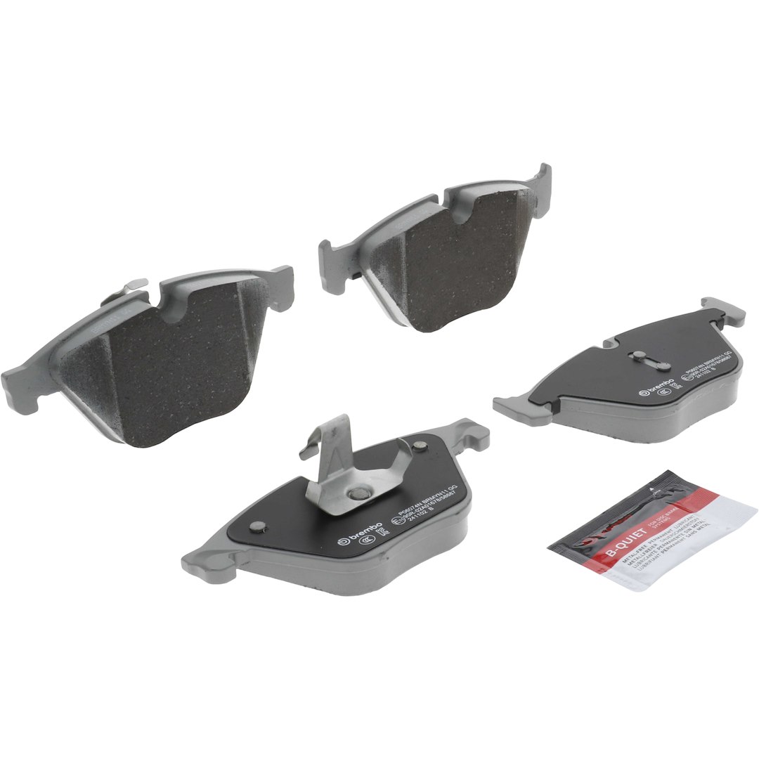 Brembo Brake Pad, Nao, Fmsi Number D1505-8706, Ceramic, Set of 4 – P06074N
