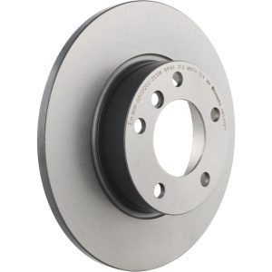 Brembo Brake Kit, Ceramic Brake Pads, 286 Millimeter Solid Gray Cast Iron One Piece Rotor – KT00B30