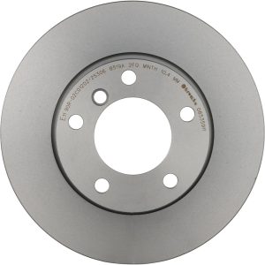 Brembo Brake Kit, Ceramic Brake Pads, 286 Millimeter Solid Gray Cast Iron One Piece Rotor – KT00B30