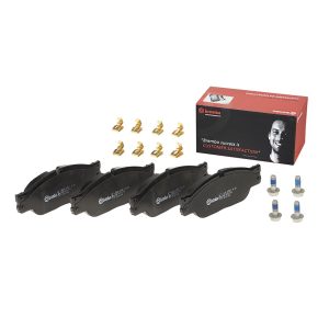Brembo Brake Kit, Low-Metallic Brake Pads, 320 Millimeter UV Coated Vented High Carbon Cast Iron One Piece Rotor – KT04193