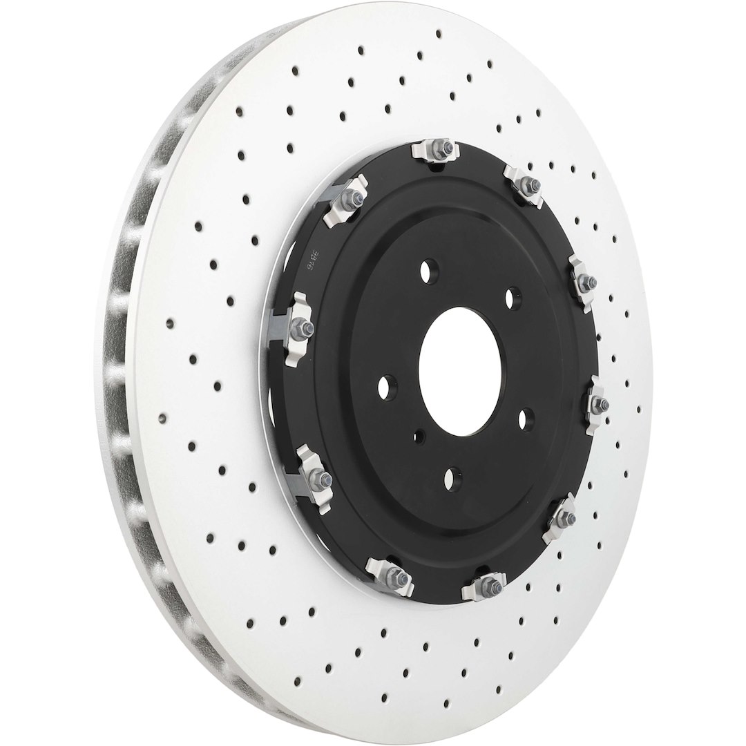 Brembo Brake Kit, Low-Metallic Brake Pads, 390 Millimeter Floating Pvt Drilled Cast Iron Rotor – KT04316