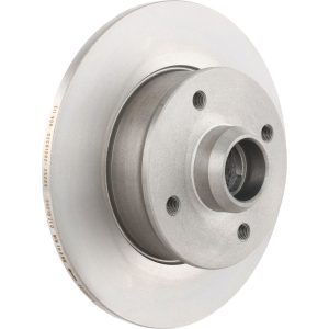Brembo Brake Kit, Low-Metallic Brake Pads, 226 Millimeter Standard Solid High Carbon Cast Iron One Piece Rotor – KT04337