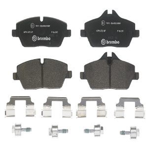 Brembo Brake Kit, Low-Metallic Brake Pads, 280 Millimeter UV Coated Vented High Carbon Cast Iron One Piece Rotor – KT04352