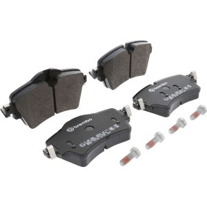Brembo Brake Kit, Low-Metallic Brake Pads, 294 Millimeter UV Coated Vented High Carbon Cast Iron One Piece Rotor – KT04366