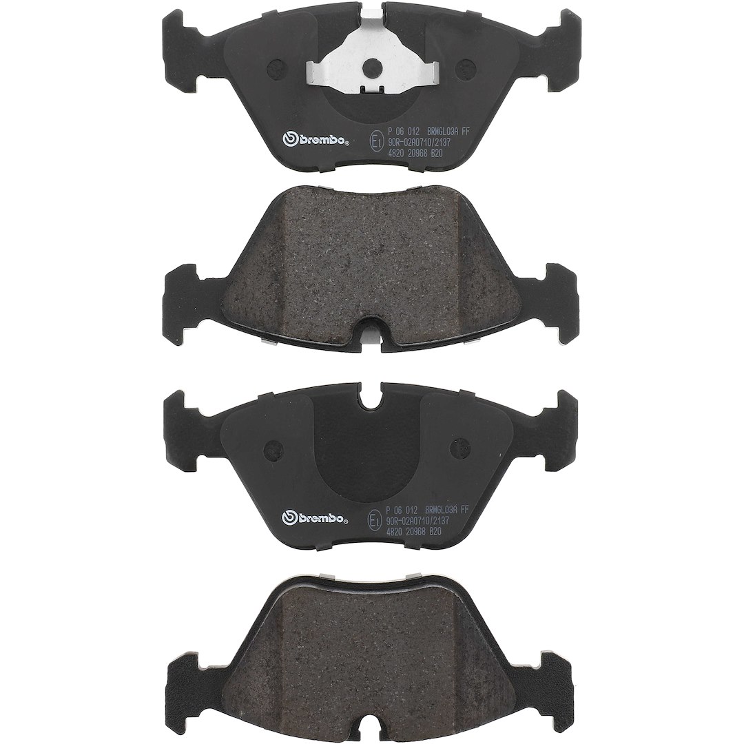 Brembo Brake Pad, Fmsi Number D394-7284, Low-Metallic, Set of 4 – P06012