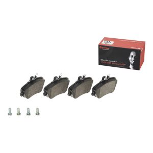 Brembo Brake Pad, Fmsi Number D645-7523, Low-Metallic, Set of 4, With Hardware – P06017