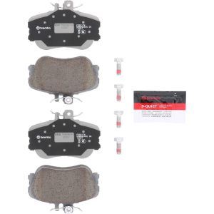 Brembo Brake Pad, Nao, Fmsi Number D645-7523, Ceramic, Set of 4, With Hardware – P06017N