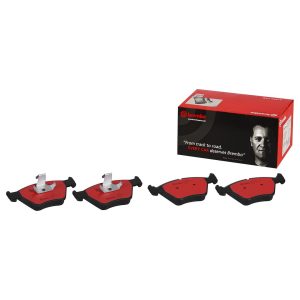 Brembo Brake Pad, Nao, Fmsi Number D725-7592/ D1410-8522, Ceramic, Set of 4 – P06022N