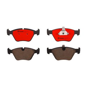 Brembo Brake Pad, Nao, Fmsi Number D725-7592/ D1410-8522, Ceramic, Set of 4 – P06022N