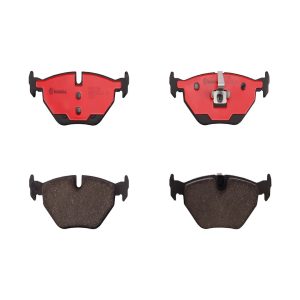 Brembo Brake Pad, Nao, Fmsi Number D692-7286/ D692-7567, Ceramic, Set of 4 – P06025N