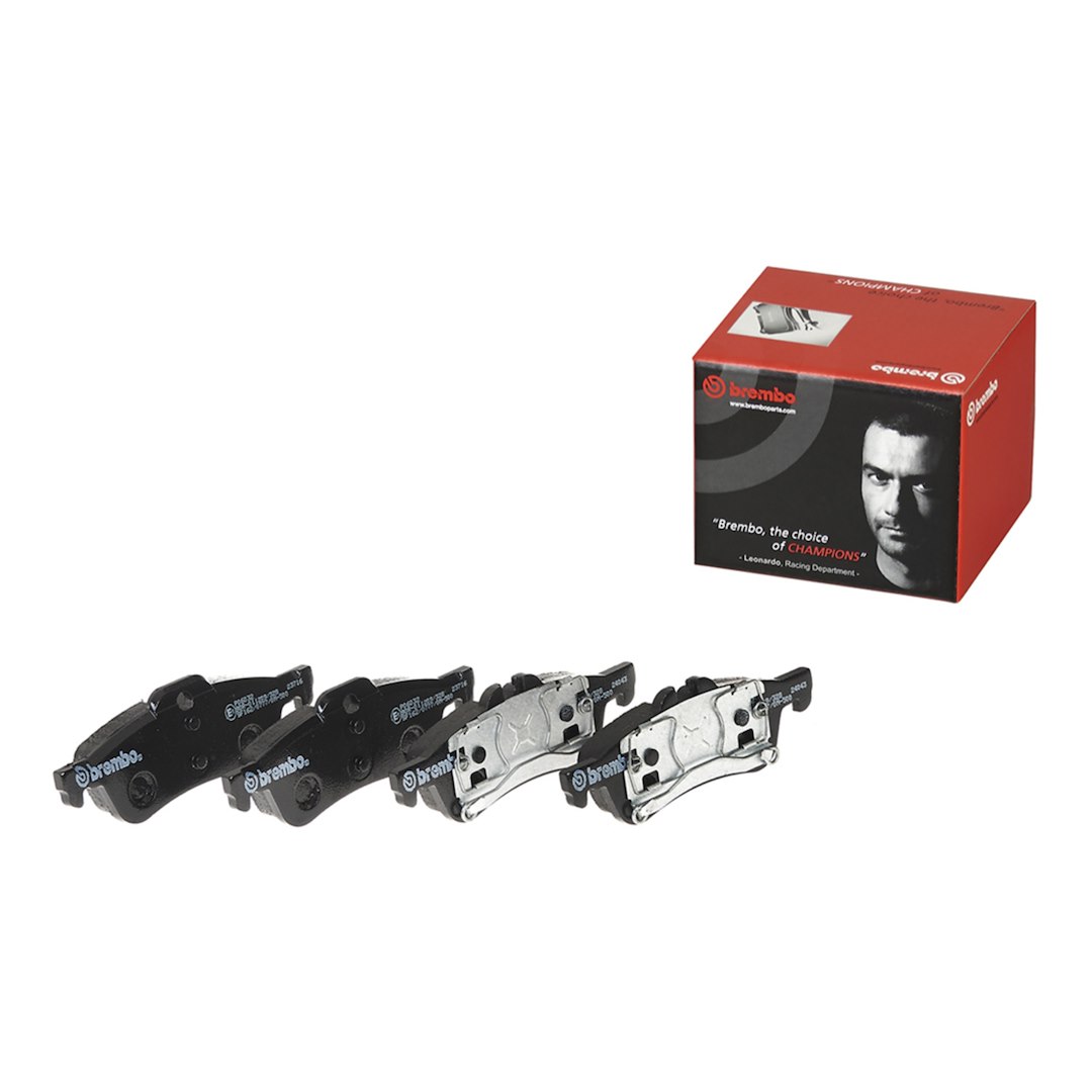 Brembo Brake Pad, Fmsi Number D1060-7842, Low-Metallic, Set of 4 – P06032