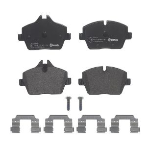 Brembo Brake Pad, Fmsi Number D1308-8423, Low-Metallic, Set of 4, With Brake Caliper Screws – P06034