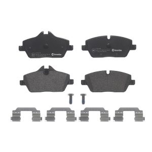 Brembo Brake Pad, Fmsi Number D1308-8423, Low-Metallic, Set of 4, With Brake Caliper Screws – P06034