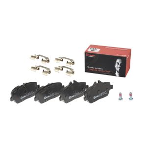 Brembo Brake Pad, Fmsi Number D1308-8423, Low-Metallic, Set of 4, With Brake Caliper Screws – P06034