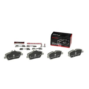 Brembo Brake Pad, Nao, Fmsi Number D1308-8423, Ceramic, Set of 4, With Hardware – P06034N
