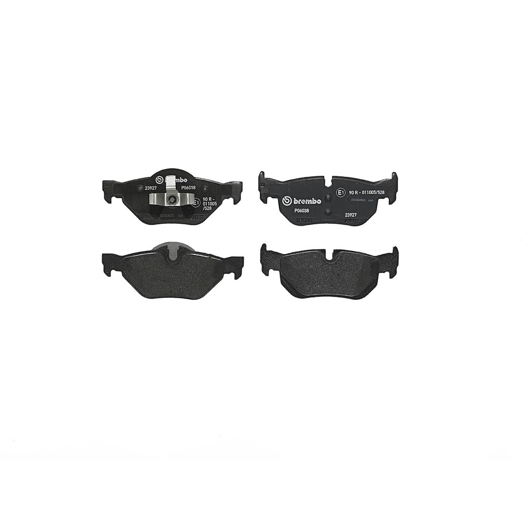 Brembo Brake Pad, Fmsi Number D1267-7286, Low-Metallic, Set of 4 – P06038