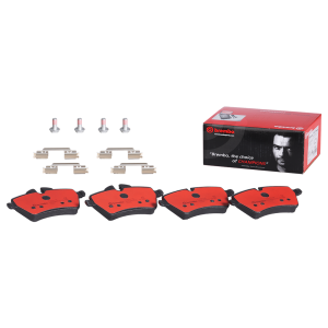Brembo Brake Pad, Nao, Fmsi Number D1204-8324, Ceramic, Set of 4, With Hardware – P06051N