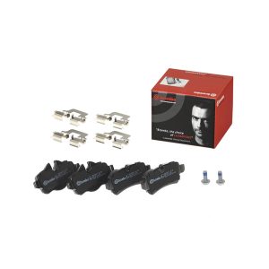Brembo Brake Pad, Fmsi Number D1309-8424, Low-Metallic, Set of 4, With Hardware – P06052
