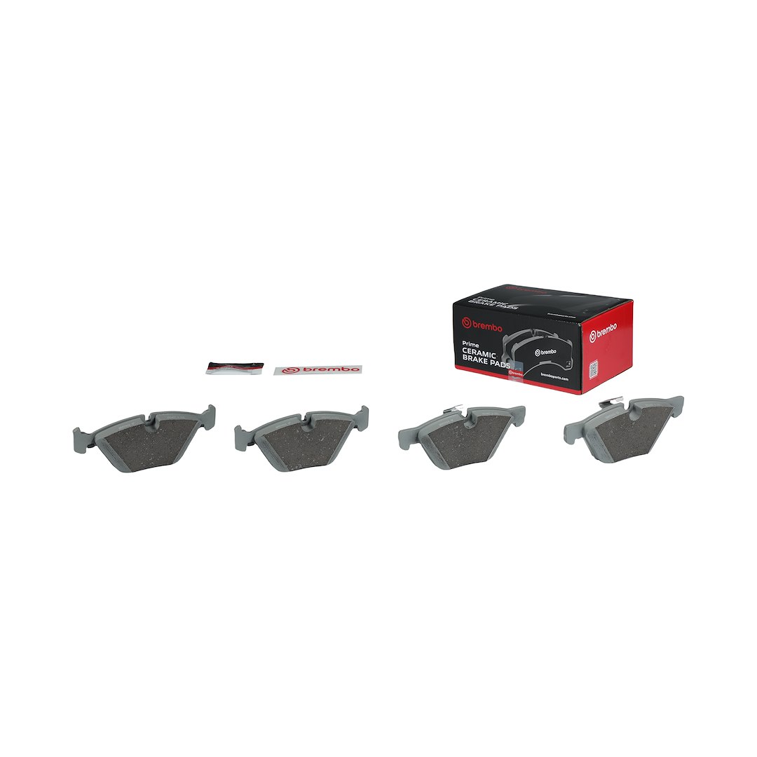 Brembo Brake Pad, Nao, Fmsi Number D1504-8705, Ceramic, Set of 4 – P06060N