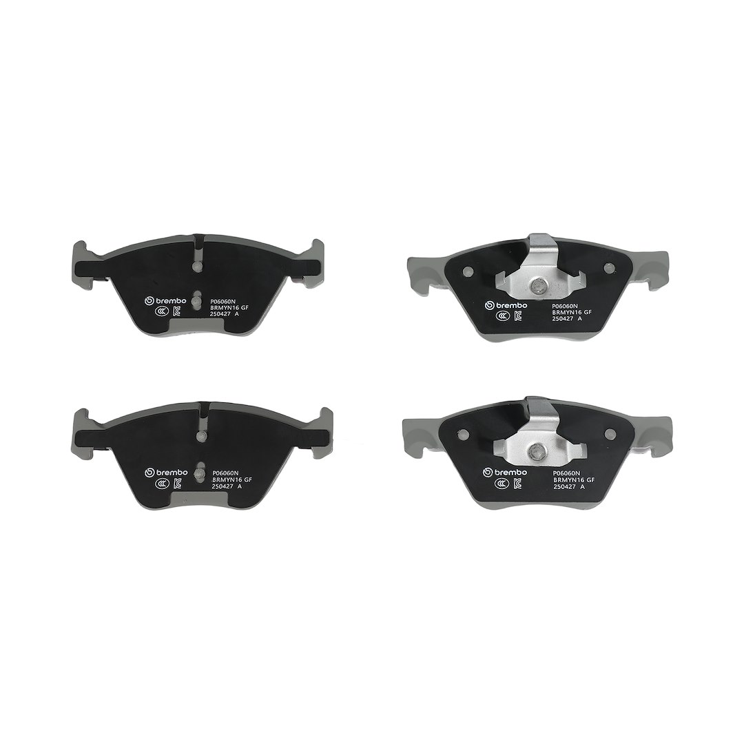 Brembo Brake Pad, Nao, Fmsi Number D1504-8705, Ceramic, Set of 4 – P06060N