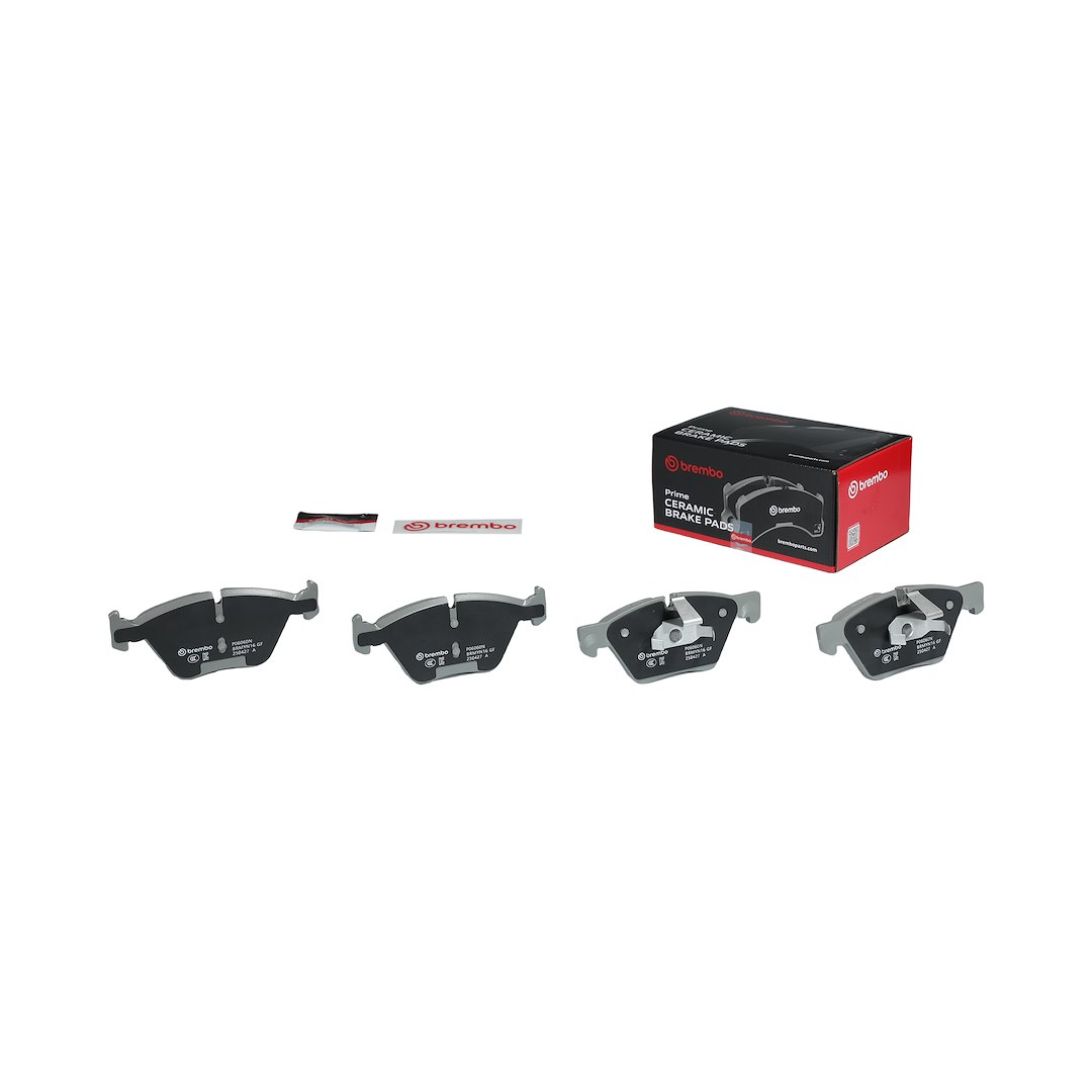 Brembo Brake Pad, Nao, Fmsi Number D1504-8705, Ceramic, Set of 4 – P06060N