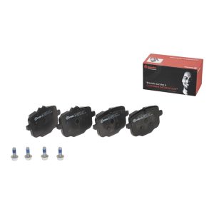 Brembo Brake Pad, Fmsi Number D1469-8669, Low-Metallic, Set of 4, With Hardware – P06061