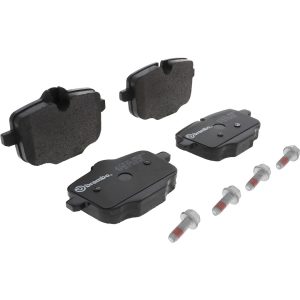 Brembo Brake Pad, Fmsi Number D1469-8669, Low-Metallic, Set of 4, With Hardware – P06061