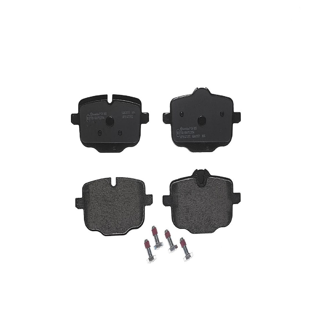 Brembo Brake Pad, Fmsi Number D1469-8669, Low-Metallic, Set of 4, With Hardware – P06061