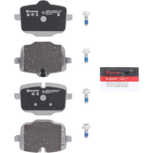 Brembo Brake Pad, Nao, Fmsi Number D1469-8669, Ceramic, Set of 4, With Hardware – P06061N