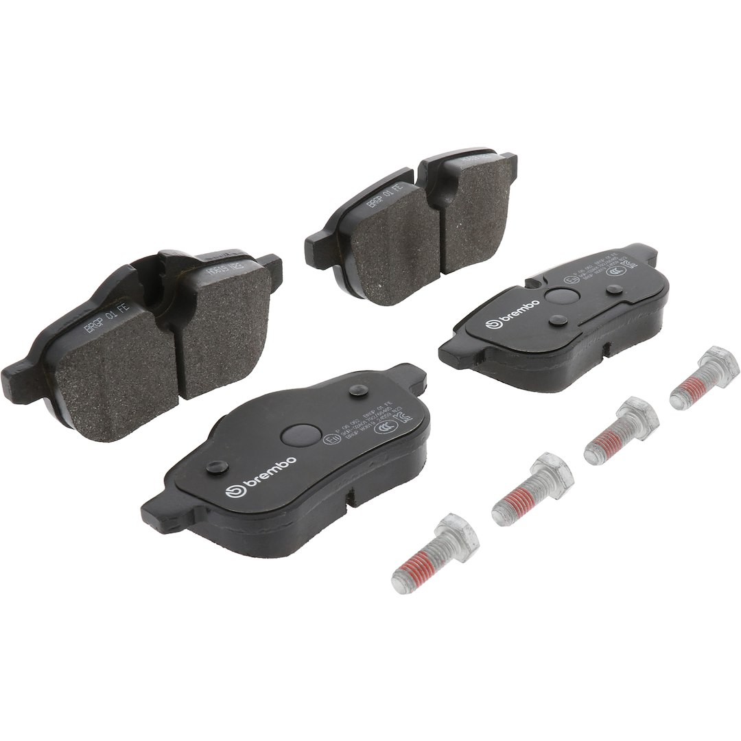 Brembo Brake Pad, Fmsi Number D1433-8550, Low-Metallic, Set of 4, With Hardware – P06062