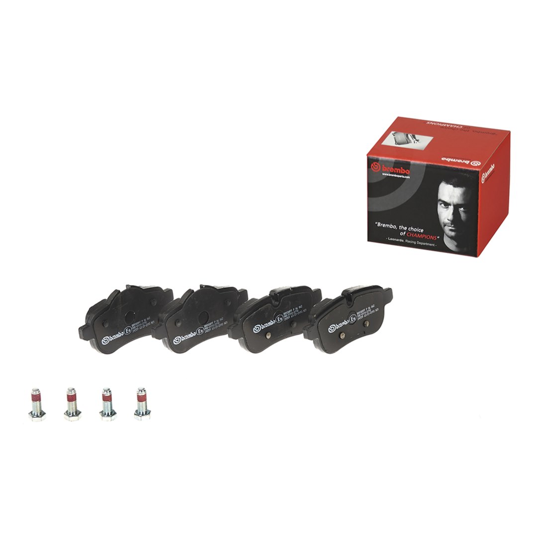 Brembo Brake Pad, Fmsi Number D1433-8550, Low-Metallic, Set of 4, With Hardware – P06062