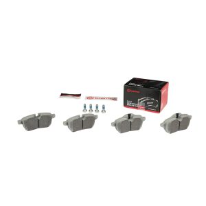 Brembo Brake Pad, Nao, Fmsi Number D1433-8550, Ceramic, Set of 4, With Hardware – P06062N
