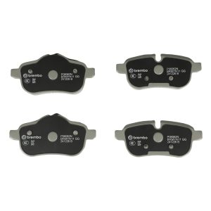 Brembo Brake Pad, Nao, Fmsi Number D1433-8550, Ceramic, Set of 4, With Hardware – P06062N