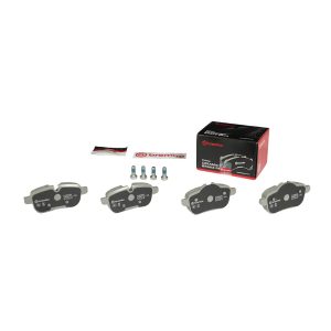 Brembo Brake Pad, Nao, Fmsi Number D1433-8550, Ceramic, Set of 4, With Hardware – P06062N