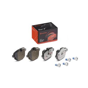 Brembo Brake Pad, Xtra Line, Fmsi Number D1473-8672, Low-Metallic, Set of 4, With Mounting Hardware – P06064X