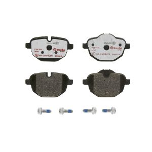 Brembo Brake Pad, Xtra Line, Fmsi Number D1473-8672, Low-Metallic, Set of 4, With Mounting Hardware – P06064X