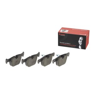 Brembo Brake Pad, Fmsi Number D1610-8823, Low-Metallic, Set of 4 – P06072