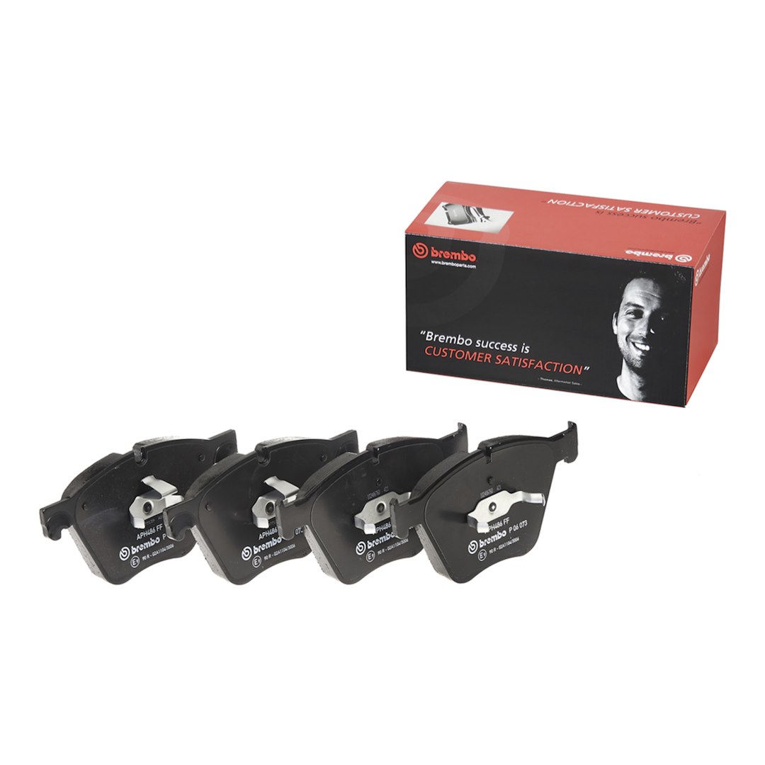 Brembo Brake Pad, Fmsi Number D1443-8594, Low-Metallic, Set of 4 – P06073
